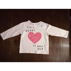 Baby Zara girls 12-18months - Longsleeve Shirt